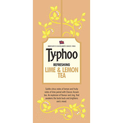 Typhoo Refreshing Lime & Lemon Tea Bags