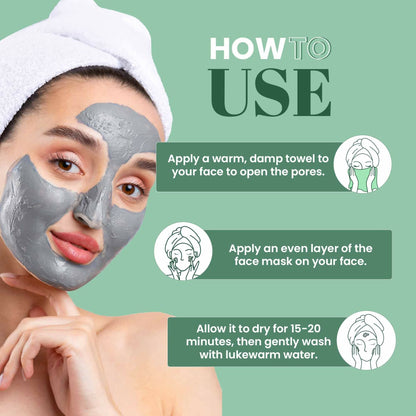 Wild Oak Niacinamide Bamboo Charcoal Face Mask