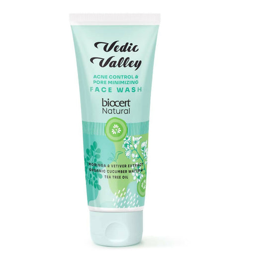 Vedic Valley Acne & Pore Minimizing Face Wash With Moringa & Vetiver - usa canada australia