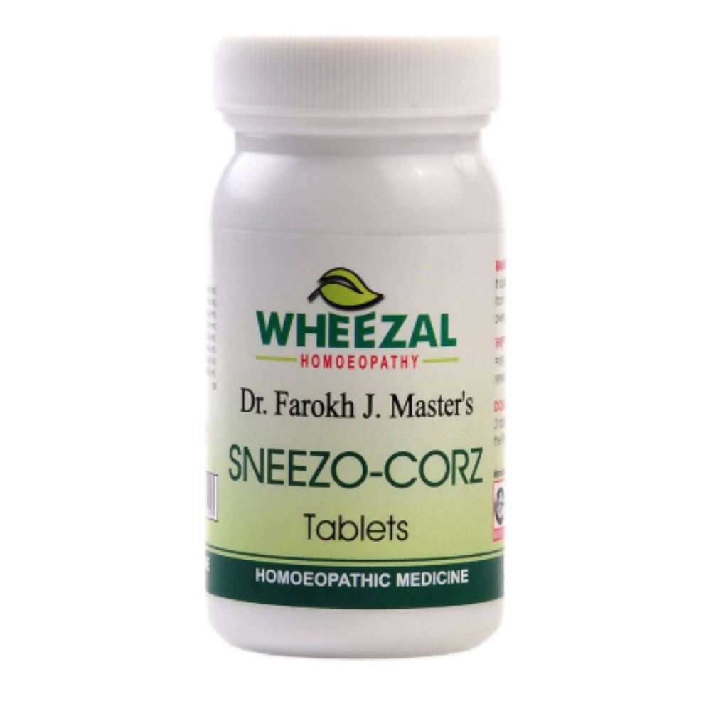 Wheezal Homeopathy Sneezo-Corz Tablets - BUDEN