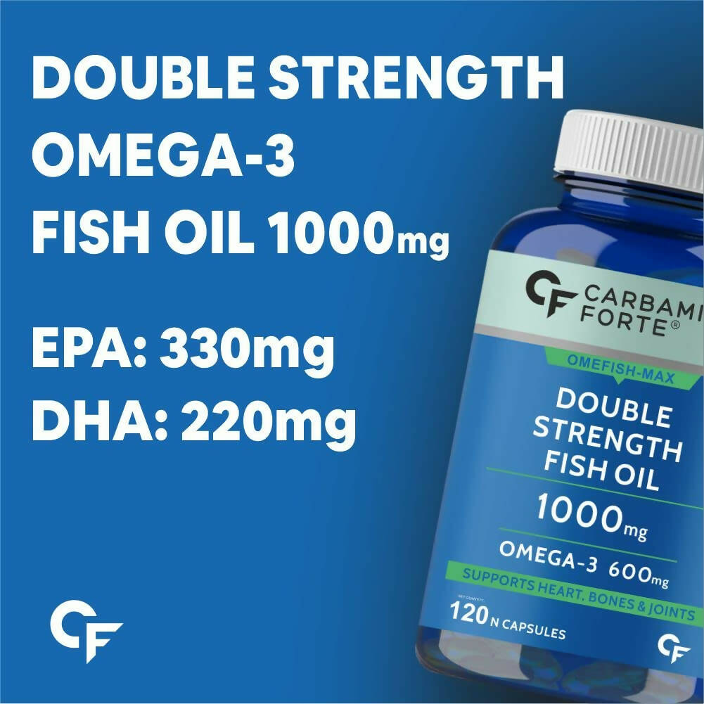 Carbamide Forte Double Strength Fish Oil Capsules
