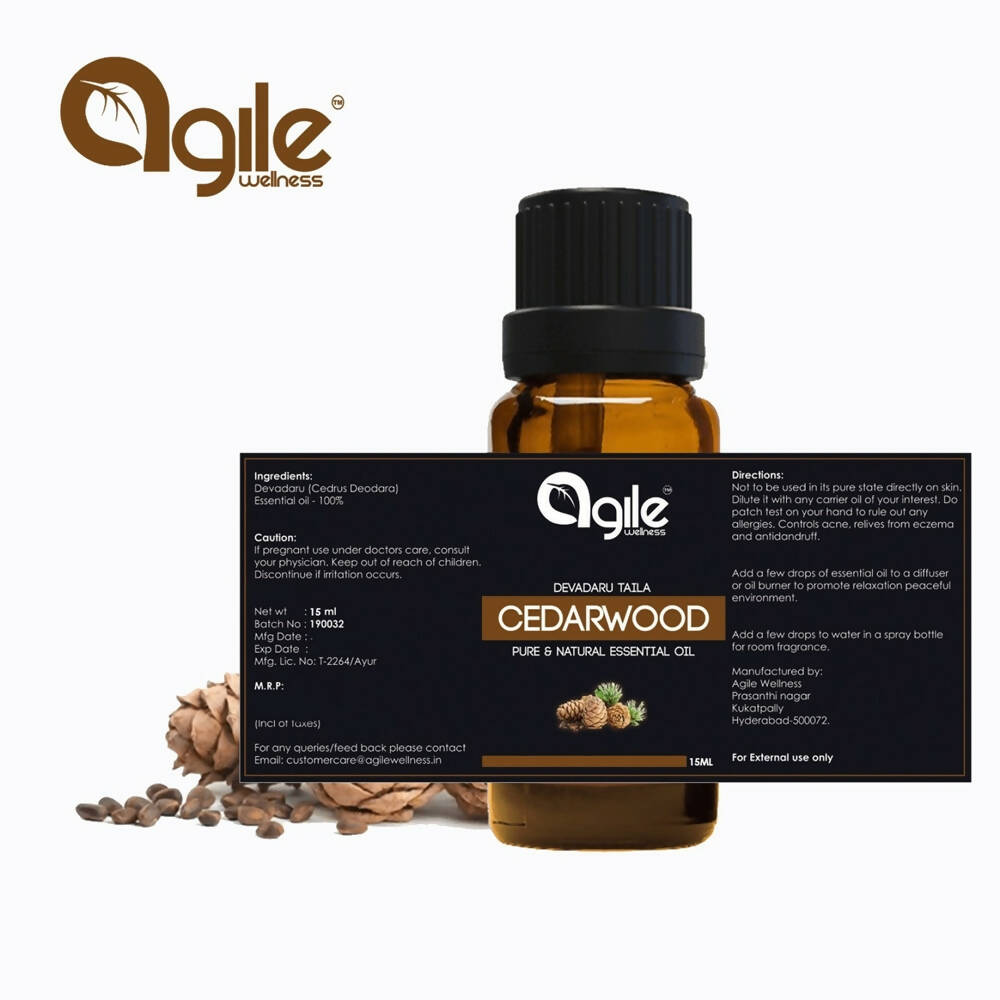 Agile Wellness Cedarwood Essential Oil
