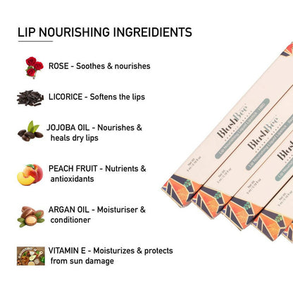 BlushBee Organic Beauty Lip Nourishing Liquid Lipstick - Touch Of Mauve