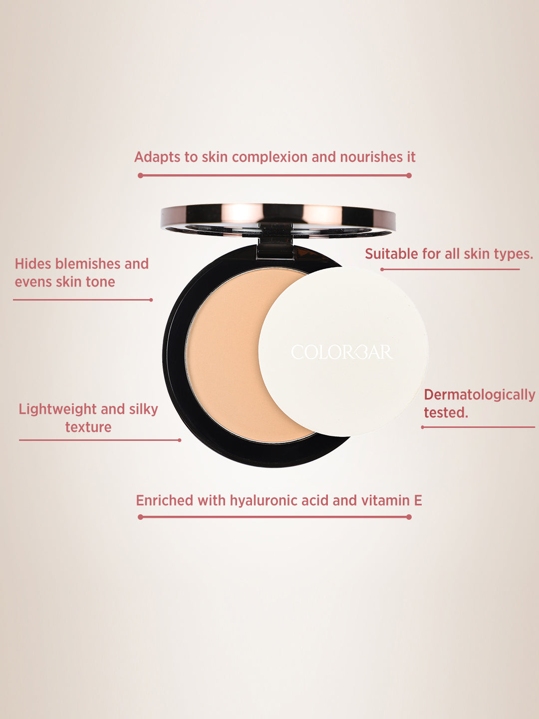Colorbar Perfect Match Compact New Nude Beige
