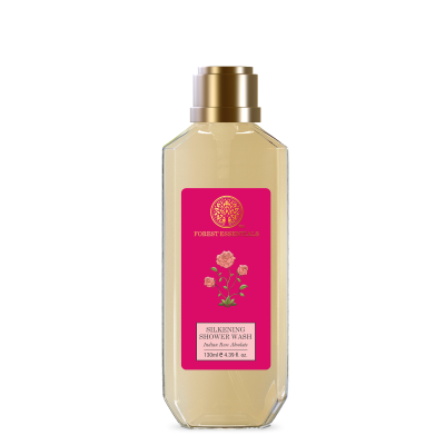 Forest Essentials Travel Size Silkening Shower Wash Indian Rose Absolute