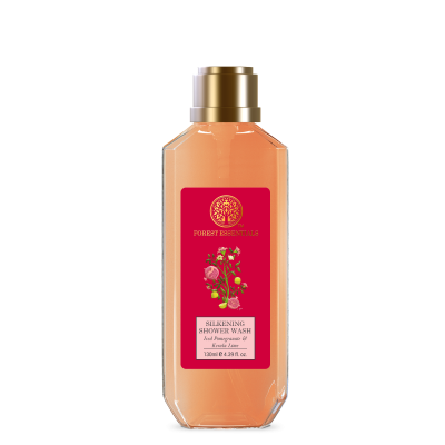 Forest Essentials Travel Size Silkening Shower Wash Iced Pomegranate & Kerala Lime