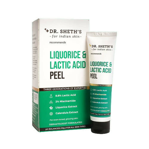 Dr. Sheth's Liquorice & Lactic Acid Peel Mask - BUDNE