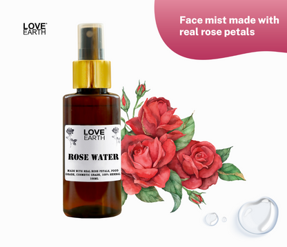 Love Earth Rose Water - Face Mist