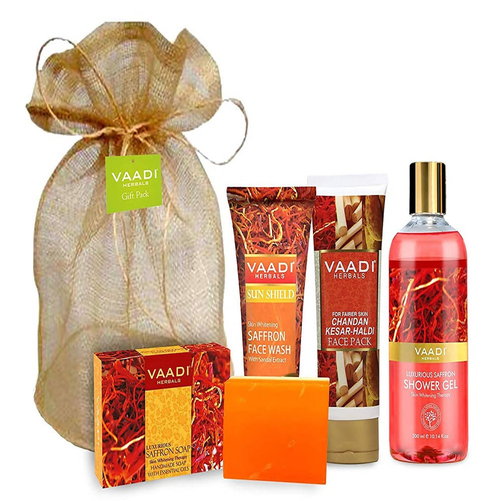 Vaadi Herbals Luxurious Saffron Skin Whitening Set - BUDNE