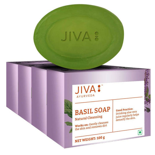 Jiva Ayurveda Basil Bathing Soap - BUDNEN