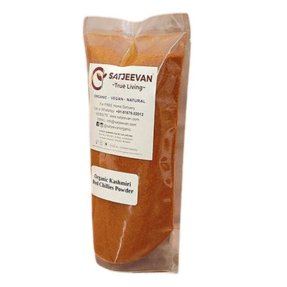 Satjeevan Organic Kashmiri Red Chillies Powder