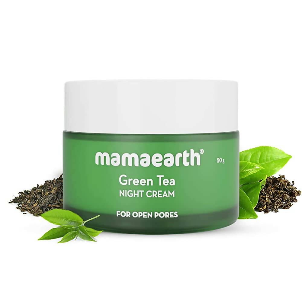 Mamaearth Green Tea Night Cream For Open Pores