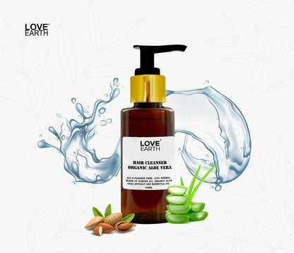 Love Earth Hair Cleanser with Organic Aloe Vera