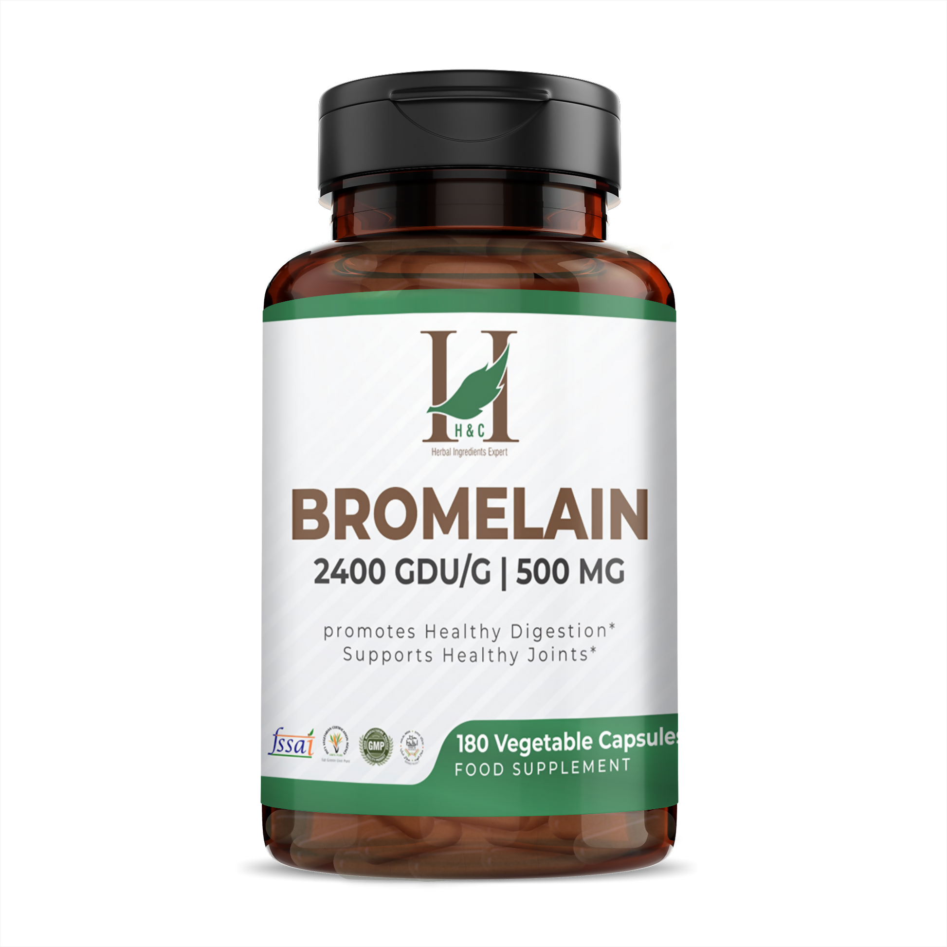 H&C Herbal Bromelain Veg Capsules - buy in USA, Australia, Canada
