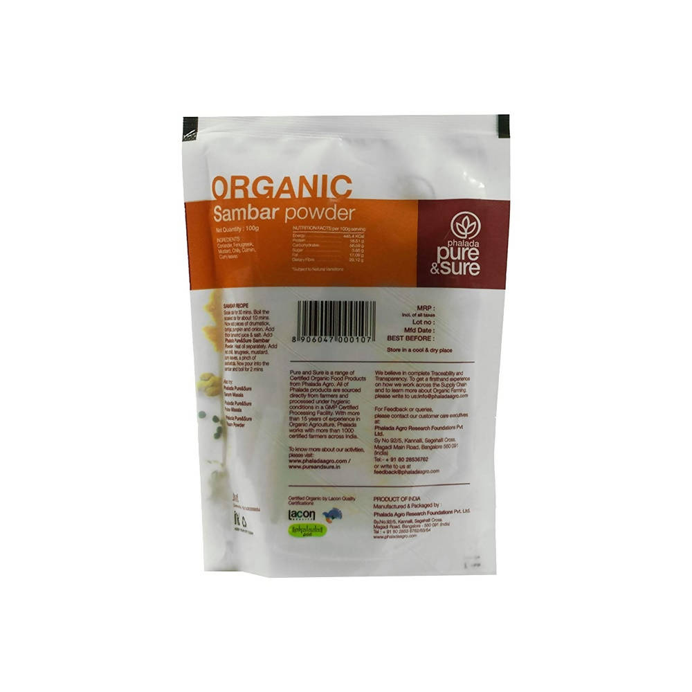 Pure & Sure Organic Sambar Powder