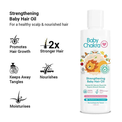 BabyChakra Strengthening Baby Hair Oil