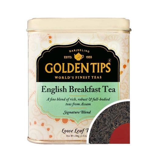 Golden Tips English Breakfast Tea - Tin Can - BUDNE