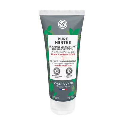 Yves Rocher Pure Menthe The Pore Clearing Charcoal Mask - usa canada australia