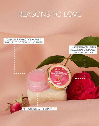 Fabessentials Rose Petal Cocoa Butter Lip Butter