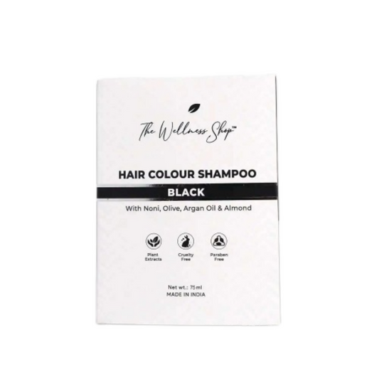 The Wellness Shop Hair Color Shampoo - Black - buy in USA, Australia, Canada