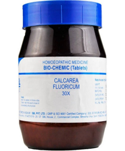 SBL Homeopathy Calcarea Fluorica Biochemic Tablet 30X 450 gm