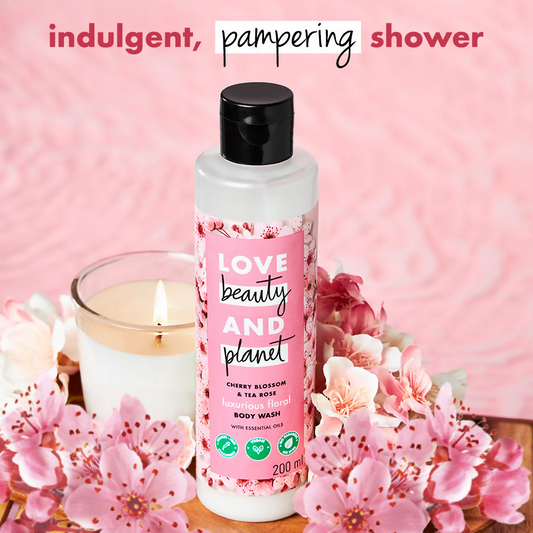 Love Beauty And Planet Cherry Blossom & Tea Rose Body Wash