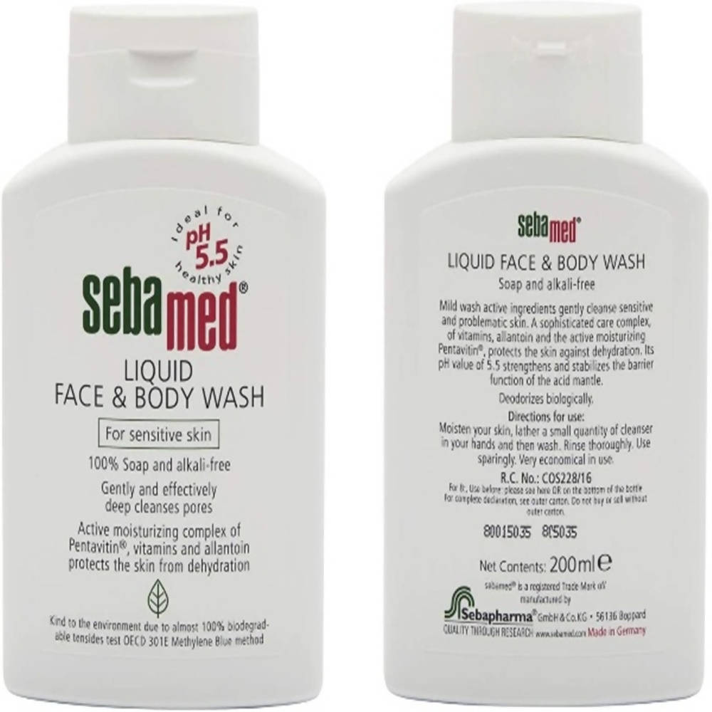 Sebamed Liquid Face And Body Wash