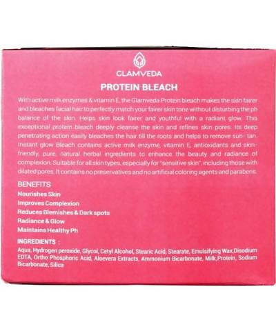 Glamveda Protein Bleach Creme'-Vitamin E & Milk Protein