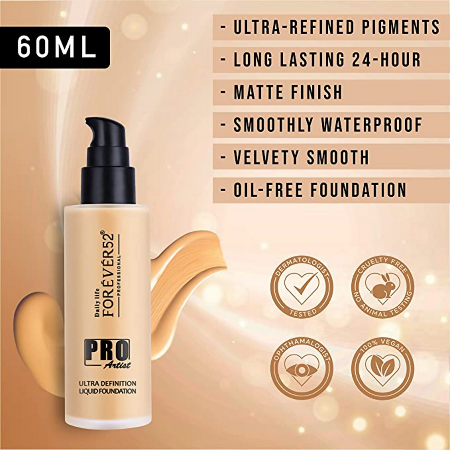 Daily Life Forever52 Pro Artist Ultra Definition Liquid Foundation - Peanut