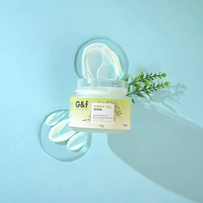 G&f Skin Detoxification Face Scrub with Green Tea + Bearberry Leaf Extract