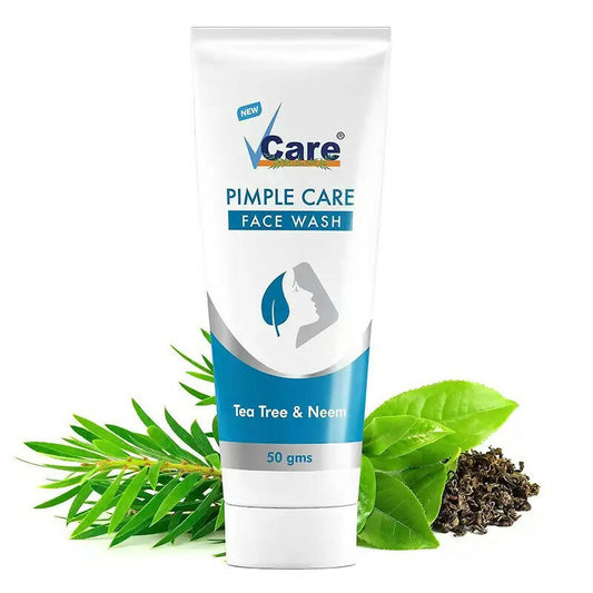 VCare Natural Pimple Care For Face Wash - BUDEN
