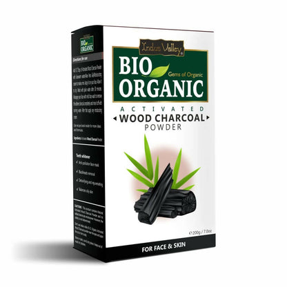 Indus Valley Bio Organic Activated Wood Charcoal Powder - BUDNE