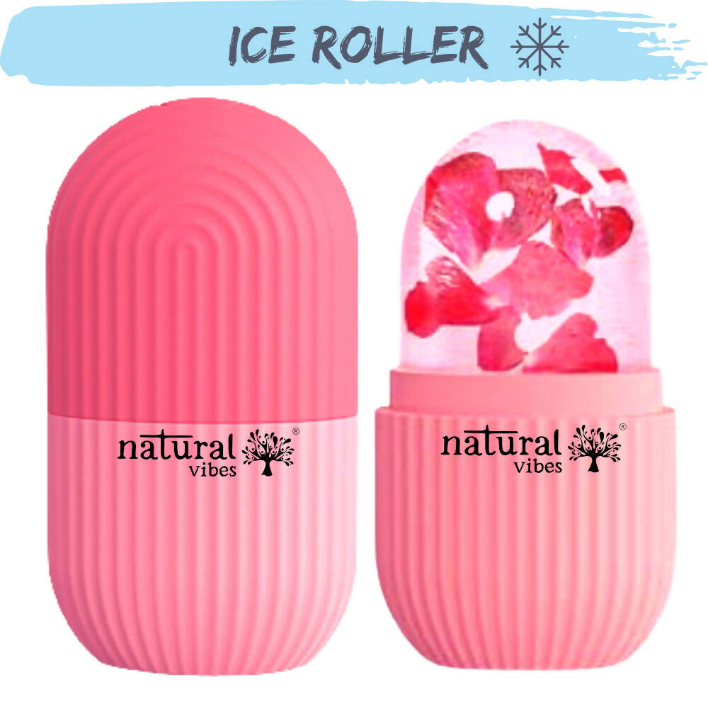 Natural Vibes Ice Facial Roller for Face, Neck and Under Eye