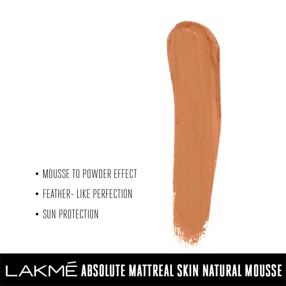 Lakme Absolute Skin Natural Mousse - Almond Honey