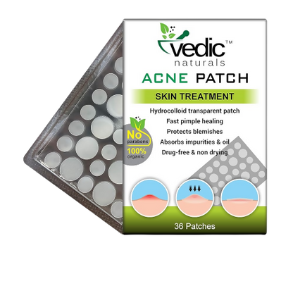 Vedic Naturals Acne Pimple Patches For Face & Skin Treatment - BUDNE