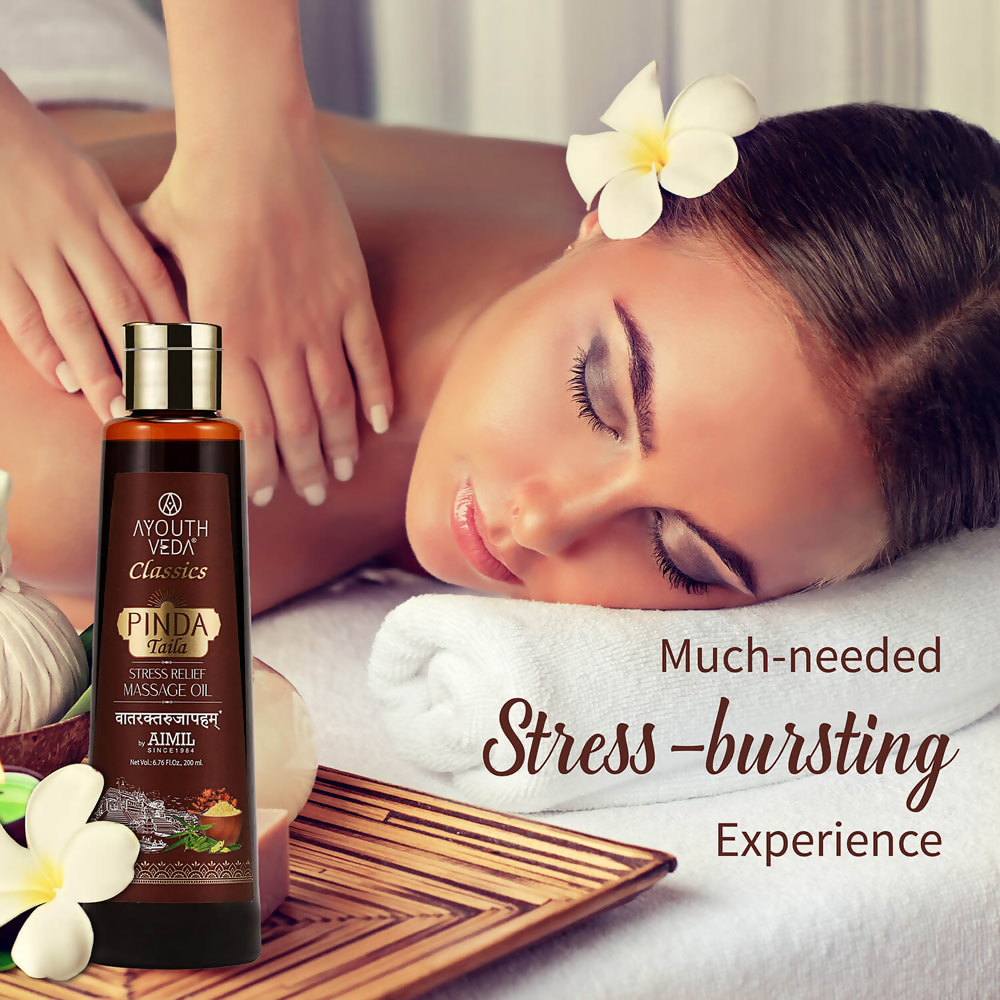 Ayouthveda Pinda Taila for Stress Relief Massage Oil