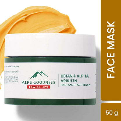 Alps Goodness Ubtan & Alpha Arbutin Radiance Clay Face Mask
