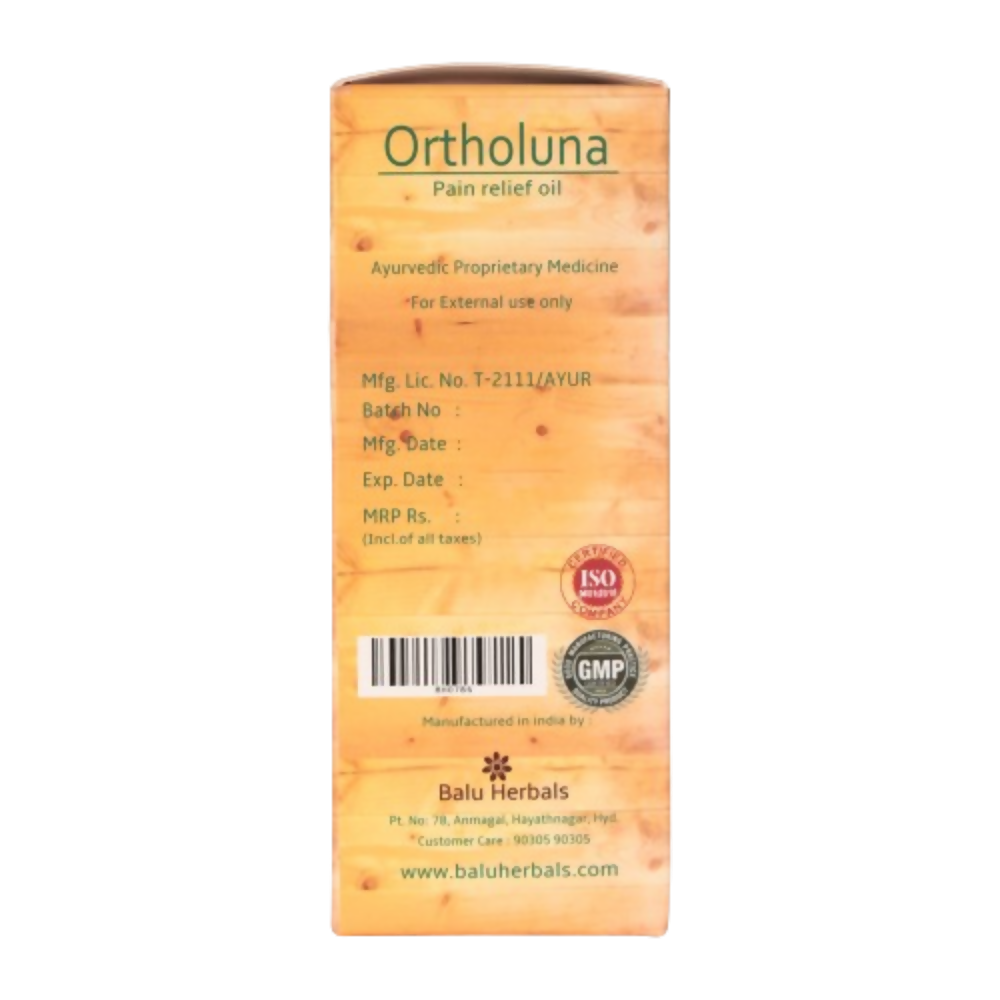 Balu Herbals Ortholuna Oil