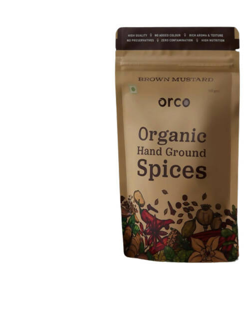 Orco Organic Brown Mustard Seeds -  USA, Australia, Canada 