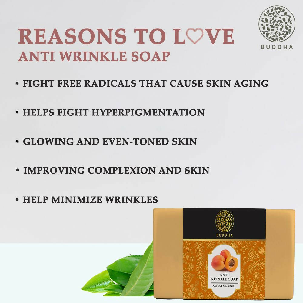 Buddha Natural Anti Wrinkle Soap - Anti Ageing to Reduce Wrinkles, Fine Lines