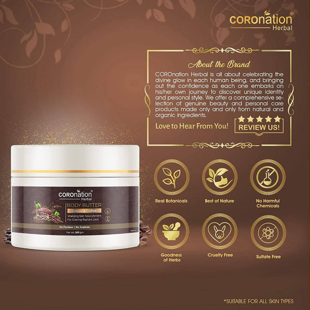Coronation Herbal Cocoa & Coffee Body Butter