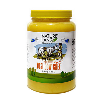 Nature Land Organics Premium Desi Cow Ghee -  USA, Australia, Canada 