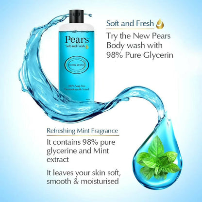 Pears Soft & Fresh And Naturale Brightening Pomegranate Body Wash Combo