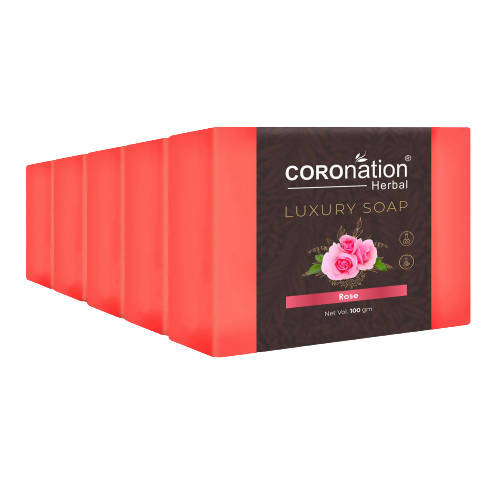 Coronation Herbal Pink Rose Luxury Soap - usa canada australia