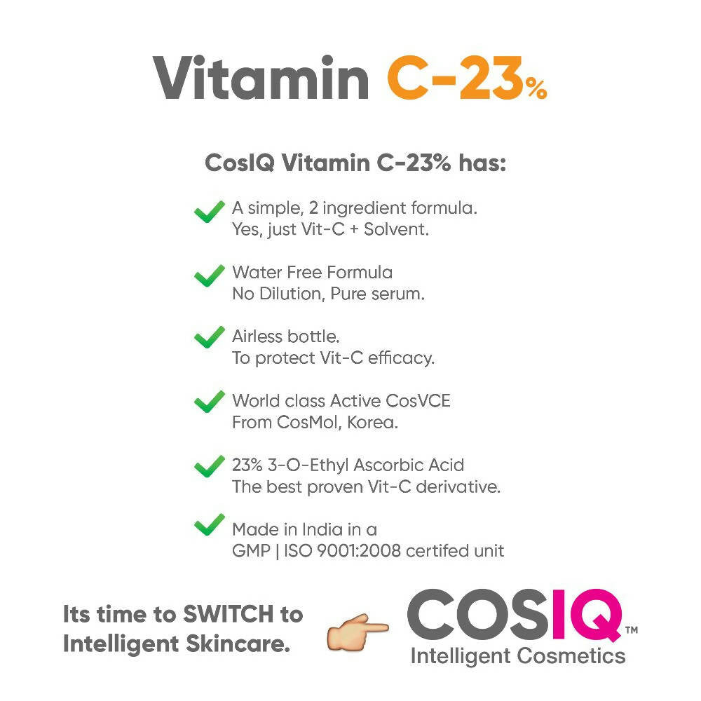 Cos-IQ Vitamin C-23% Face Serum