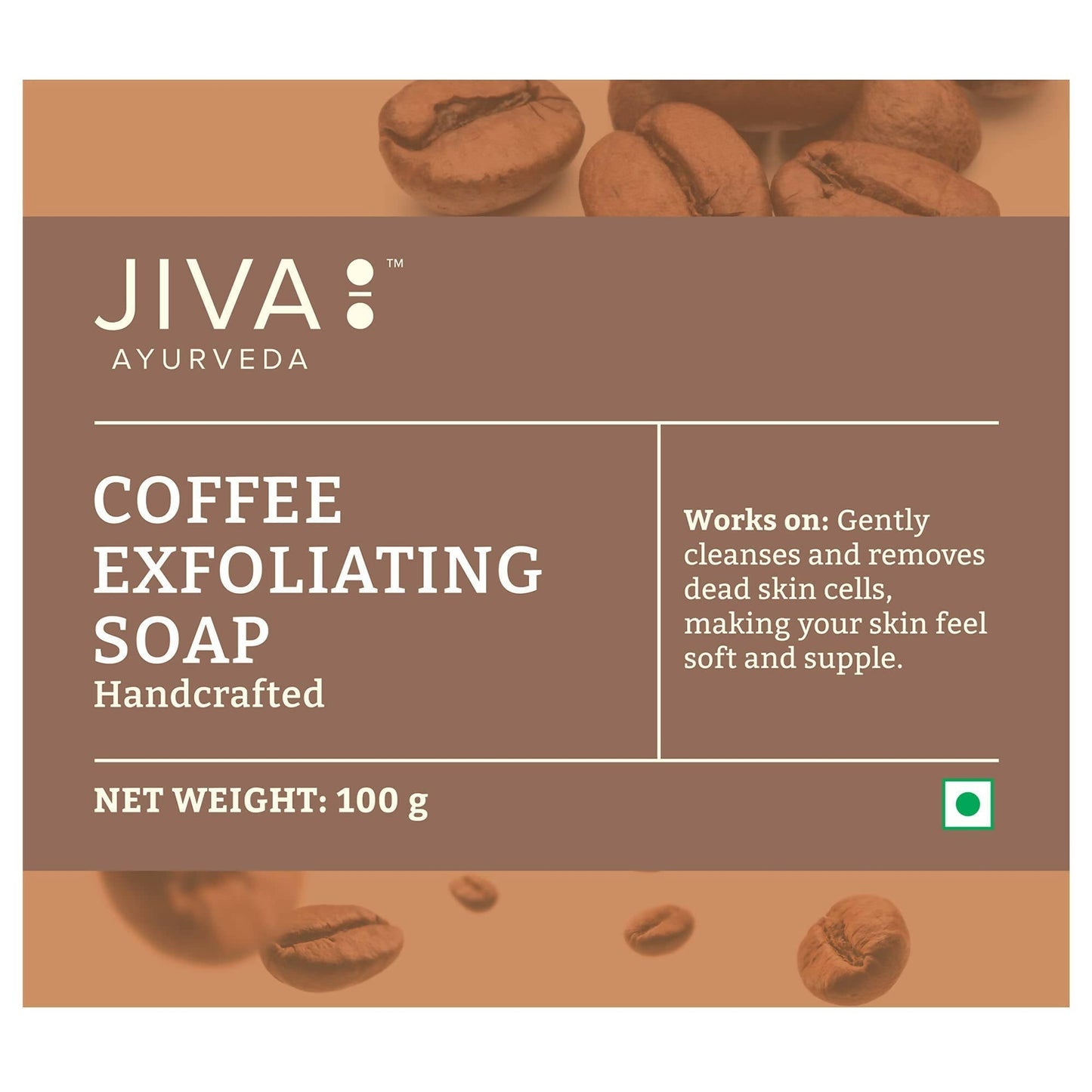 Jiva Ayurveda Coffee Exfoliating Soap