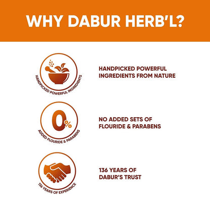 Dabur Herb'l Clove - Cavity Protection Toothpaste