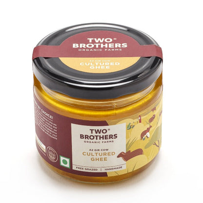 Two Brothers Organic Farms A2 Gir Cow Cultured Ghee
