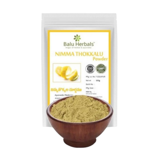 Balu Herbals Lemon Peel (Nimma Thokkala) Powder - buy in USA, Australia, Canada