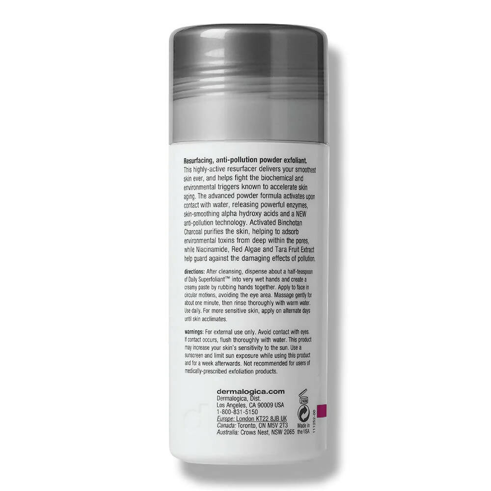 Dermalogica Daily Superfoliant Anti-Pollution Face Scrub with Charcoal